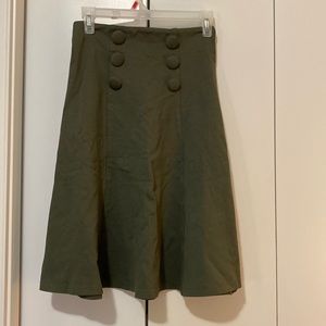 Army Green Skirt